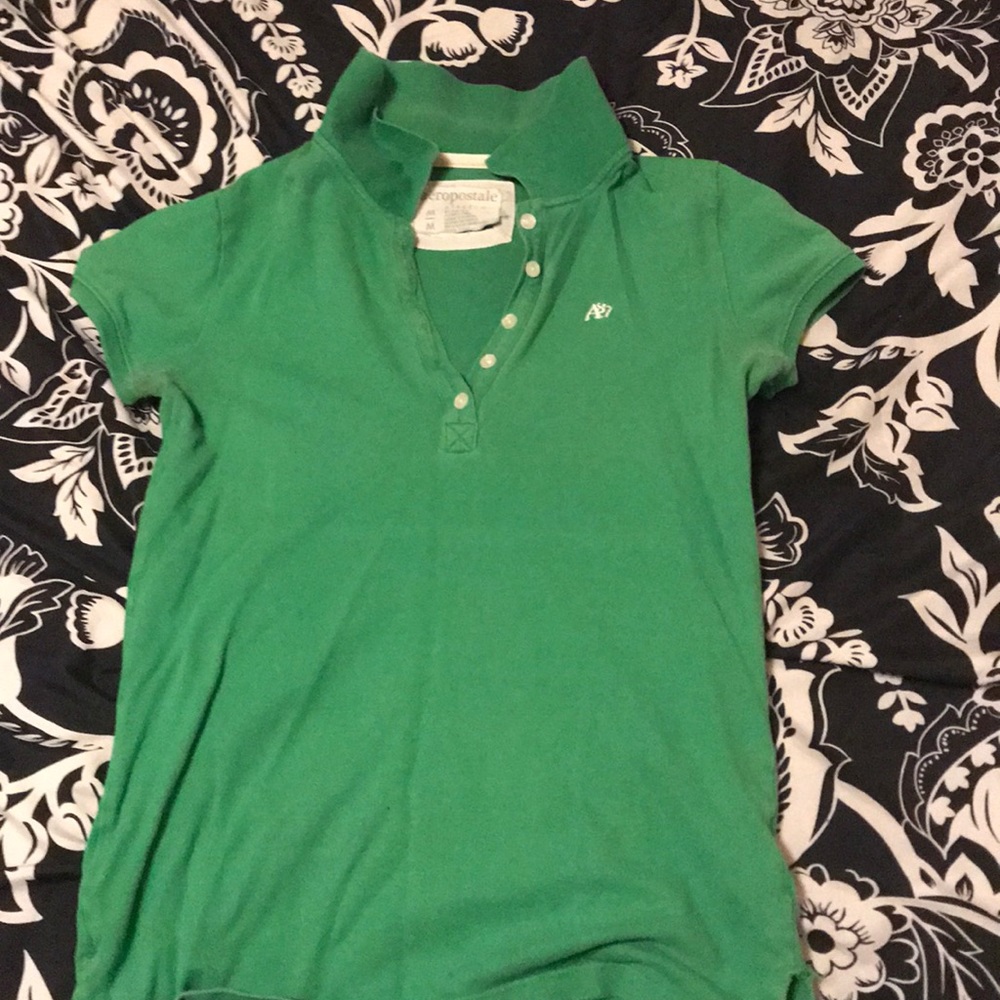 Green Aeropostale polo